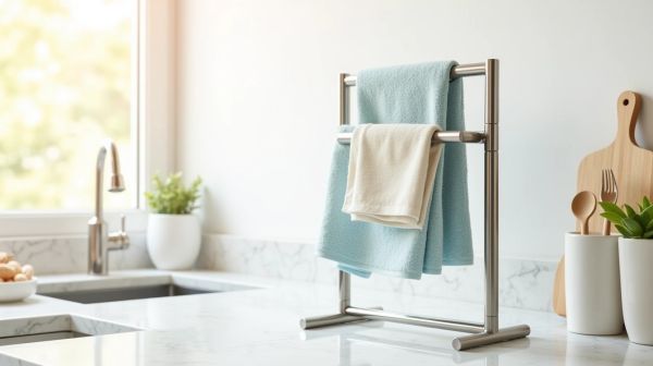 Organiser votre cuisine avec un porte serviette pratique